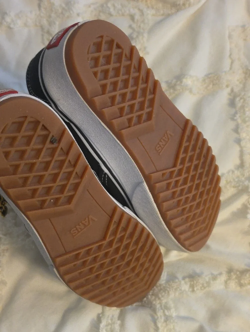 Vans Kids Classic Slip-On Sneakers in Black and White